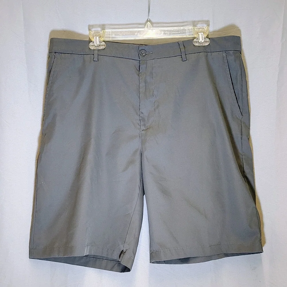 Greg Norman for Tasso Elba Mens Gray Golf Shorts Size 36 Polyester FA18 43102‎